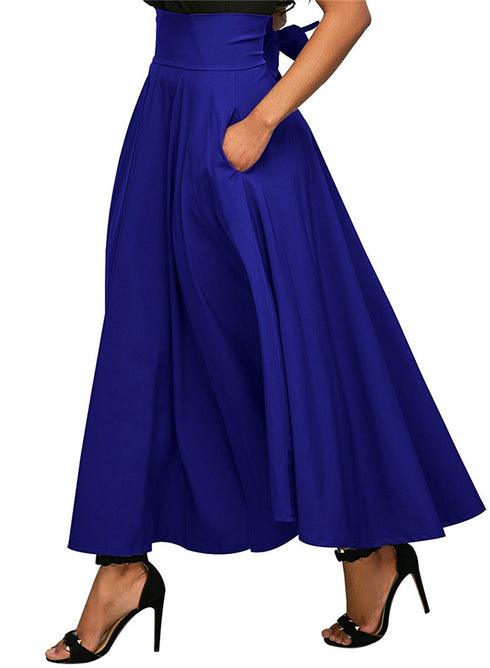 Long skirt A-line skirt - ROUTINE FASHION
